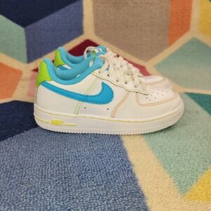 Nike Air Force 1 Low Rainbow Stitch Sneakers